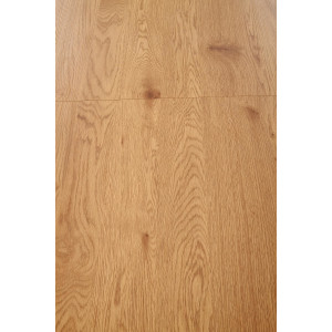 SALERNO bővíthető ovális étkezőasztal 120–160 cm – tölgy / fekete