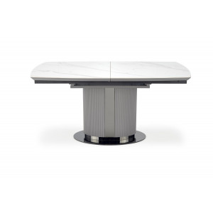 PORTOFINO bővíthető étkezőasztal 160–220 cm – fehér márvány / szürke