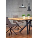 LEVANTE bővíthető étkezőasztal 160–200 cm – natúr tölgy / fekete