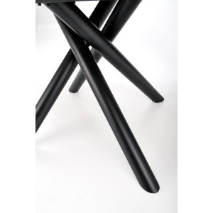 LEVANTE bővíthető étkezőasztal 160–200 cm – natúr tölgy / fekete