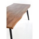 MONTELLA bővíthető étkezőasztal 120–180 cm – natúr tölgy / fekete