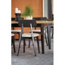 VERIDAN bővíthető étkezőasztal 160–240 cm – természetes tölgy / fekete