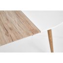ALVERO bővíthető étkezőasztal 120–200 cm – San Remo tölgy / fehér