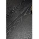 NOVENTO kerek étkezőasztal 120 cm – fekete / arany