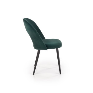 CORTINA modern étkezőszék - sötétzöld