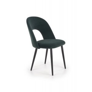 CORTINA modern étkezőszék - sötétzöld HALMAR