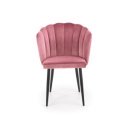 CAMELLIA modern karfás étkezőszék - rózsaszín