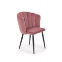CAMELLIA modern karfás étkezőszék - rózsaszín