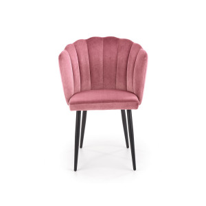 CAMELLIA modern karfás étkezőszék - rózsaszín