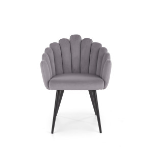 DAHLIA modern karfás étkezőszék - szürke