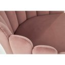 DAHLIA modern karfás étkezőszék - rózsaszín