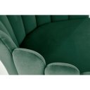 DAHLIA modern karfás étkezőszék - sötétzöld