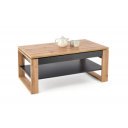 LUMEN dohányzóasztal  tölgy / fekete - 114cm