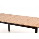 LORIVO bővíthető étkezőasztal 160–228 cm – Artisan tölgy / fekete