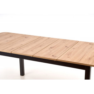 LORIVO bővíthető étkezőasztal 160–228 cm – Artisan tölgy / fekete