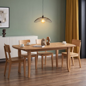 MONTARO bővíthető étkezőasztal 160–240 cm – Craft tölgy Bővíthető étkezőasztalok