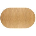 ELMWOOD bővíthető kerek étkezőasztal - 120–200 cm – természetes tölgy