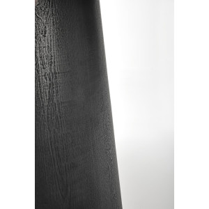 CORVEN kerek étkezőasztal - 120 cm – fekete