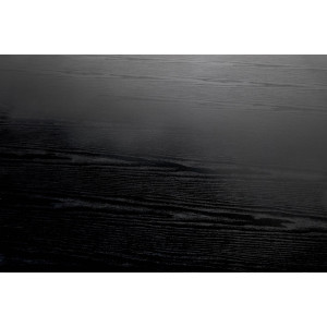 CORVEN kerek étkezőasztal - 120 cm – fekete