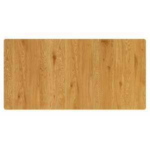 TREVISO bővíthető étkezőasztal 120–160 cm – tölgy / fekete