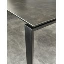 BELLUNO bővíthető étkezőasztal 120–180 cm – humo szürke / fekete