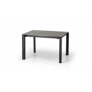 BELLUNO bővíthető étkezőasztal 120–180 cm – humo szürke / fekete