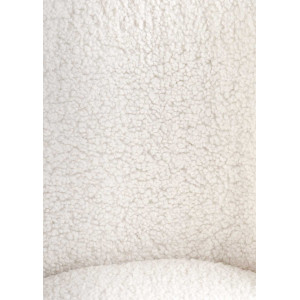 NUVA modern bouclé étkezőszék - bézs