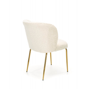 NUVA modern bouclé étkezőszék - bézs