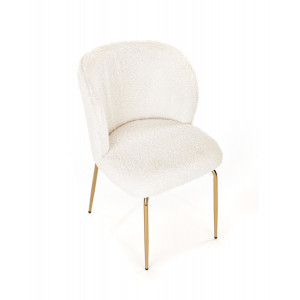NUVA modern bouclé étkezőszék - bézs