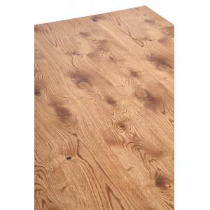 MONTELLO bővíthető étkezőasztal 126–206 cm – tölgy / fekete