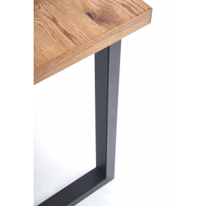 MONTELLO bővíthető étkezőasztal 126–206 cm – tölgy / fekete