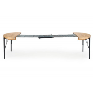 ARDEN bővíthető étkezőasztal 100–300 cm – tölgy / fekete