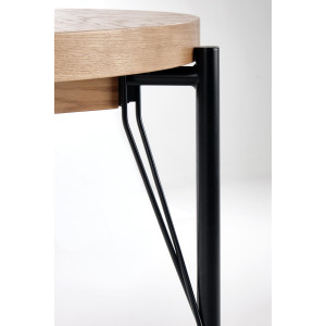 ARDEN bővíthető étkezőasztal 100–300 cm – tölgy / fekete