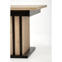 NOVEN bővíthető étkezőasztal 130–180 cm – Artisan tölgy / fekete