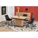 NOVEN bővíthető étkezőasztal 160–210 cm – Artisan tölgy / fekete