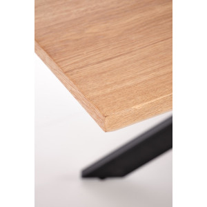 NORVIN bővíthető étkezőasztal 160–200 cm – tölgy / fekete