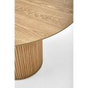 LYSAR kör alakú étkezőasztal 120 cm – tölgy