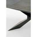 CALDER bővíthető étkezőasztal 180–230 cm – kék márvány / fekete