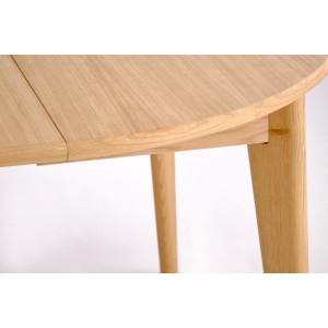 SOLVEN bővíthető kerek étkezőasztal 120–200 cm – tölgy