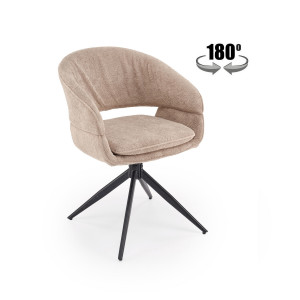 ZERANO modern forgatható étkezőszék - cappuccino