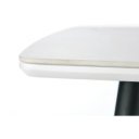 ARVIS étkezőasztal 120 cm – fehér márvány / fekete