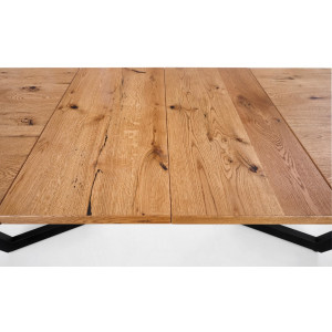 EIKEN bővíthető étkezőasztal 160–250 (340) cm – természetes tölgy