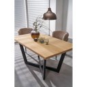 EIKEN 2 bővíthető étkezőasztal 160–250 cm – természetes tölgy