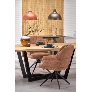 EIKEN 2 bővíthető étkezőasztal 160–250 cm – természetes tölgy