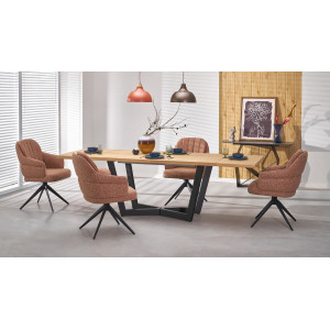 EIKEN 2 bővíthető étkezőasztal 160–250 cm – természetes tölgy