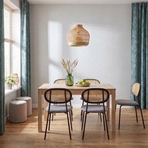 SKAREN bővíthető étkezőasztal 118–158 cm – Sonoma tölgy Bővíthető étkezőasztalok