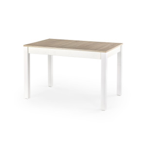 SKAREN bővíthető étkezőasztal 118–158 cm – Sonoma tölgy / fehé