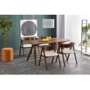 TOLEDO étkezőasztal 160 cm – dió