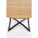 TARANTO bővíthető étkezőasztal 118–148 cm – tölgy / grafit