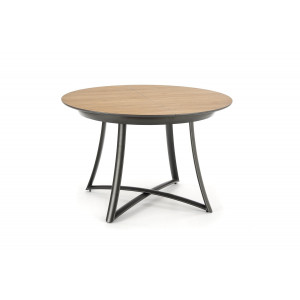 TARANTO bővíthető étkezőasztal 118–148 cm – tölgy / grafit
